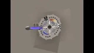 New Rotary Engine Motor : 2D animation of The Fuel Saving  IO  Rotary Internal Combustion Engine From Philistia Industrial Group  Motor