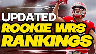 Updated Rookie Wide Receiver Rankings & Tiers! | 2024 Dynasty Football