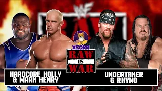 WWE 2K23 - Mark Henry & Hardcore Holly vs. Undertaker & Rhyno...! | UNIVERSE MODE