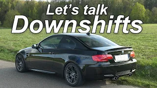 BMW E92 M3 Talking Downshifts (Manual POV Drive)
