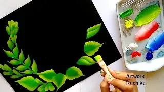 Beautiful Decorative Flower Painting | Easy One Stroke Painting | Acrylic Painting Tutorial