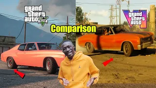 GTA VI VS GTA V Real Graphics Comparison - 2K