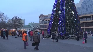 Херсон. Открытие 1-й городской ёлки на день Св. Николая