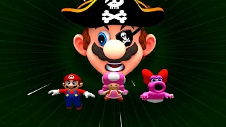 Mario Party 8 Series Minigames Mario vs Toadette vs Waluigi vs Birdo (Max Difficulty )