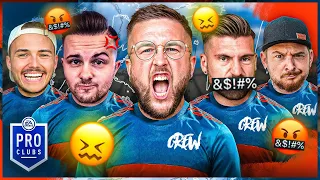 Der ERSTE STREIT im TEAM .. 🤬😡 Crew Pro Clubs #3 FIFA 22