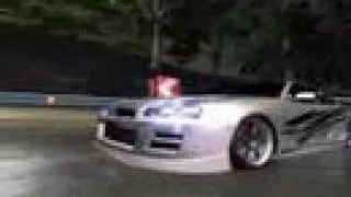 Need For Speed Underground 2 Nissan Skyline GT-R R34 Evanescence Lithium