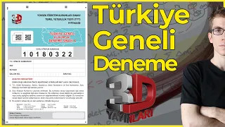 3D Türkiye Geneli Deneme Sınavı 3 - TYT Matematik Çözümleri (4.Deneme Duyurusu!)