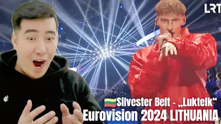 [REACTION] 🇱🇹 EUROVIZIJA.LT | Silvester Belt – „Luktelk“ | LITHUANIA Eurovision 2024