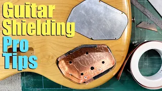 Guitar Shielding with Copper Tape, How To...