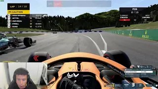 When You Overtake The AI Under Safety Car On F1 2021..