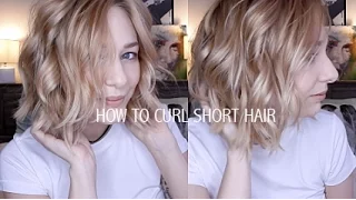 HOW TO CURL SHORT HAIR | EASY & EFFORTLESSLY CUTE