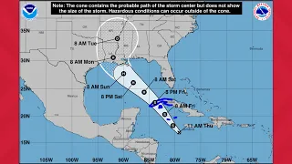 10 AM: Tropical Depression 9 forms in Caribbean, set to enter Gulf