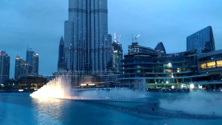 Dubai - Burj Khalifa Fountain 2017  - music: Mehad Hamad - Sama Dubai Song