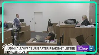 Judge rules 'burn after reading' letter written by Brian Laundrie's mother to be entered as evidence