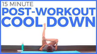 15 minute POST WORKOUT Yoga Cool Down | Sarah Beth Yoga