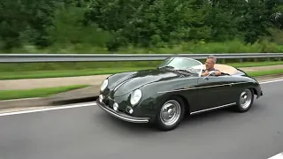 Amazing BRAND NEW Oak Green Metallic 356 Speedster Replica by Vintage Motorcars of CA FOR SALE NOW