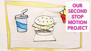 Egg and cheese burger | Our second stop motion project! (Inspired by 셀프어쿠스틱selfacoustic)