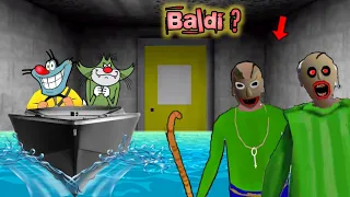 Baldi? Granny and Grandpa 😱 | Granny Chapter Two Baldi Mod With Oggy and Jack