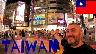 My First Impression of TAIWAN --- Eating AMAZING Taiwanese STREET FOOD!!! 🇹🇼