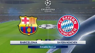 efootball 2022 - Barcelona vs Bayern Munich | UEFA Champions League 22/23 Full match PC Gameplay |4K