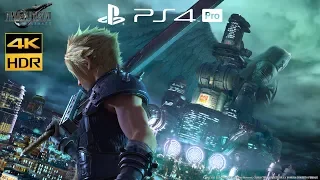 Final Fantasy 7 Remake [4K 60FPS HDR PS4 PRO] Gameplay - No Commentary ff7r 攻略