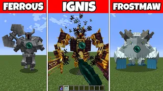 What's inside ALL BOSSES in Minecraft? What's inside Ignis,Frostmaw,Ferrous...