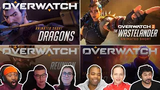 All Overwatch Cinematics and Trailers REACTION MASHUP