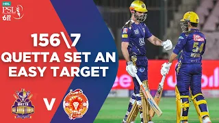 PSL 2021 | Quetta Set An Easy Target For Islamabad | Quetta vs Islamabad | Match 12 | MG2T