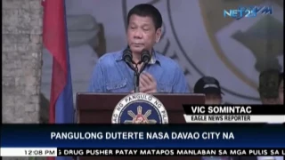 President Duterte calls special cabinet meeting in Davao City