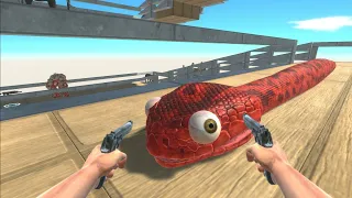 FPS Avatar with all guns to fight fool units - Animal Revolt Battle Simulator