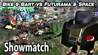 Showmatch 2v2 bikerush/ Bart VS Space & Futurum - Kane's Wrath