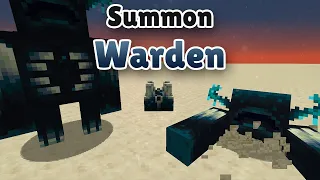 How to Make any Sculk Shrieker Summon the Warden in Minecraft