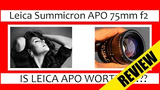 🔴 Leica APO Lens! Worth it? | Leica 75mm Summicron f2 APO Review (Leica 75mm Portraits)