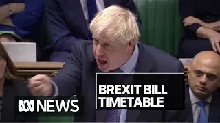 British MPs finally voted for Brexit — but rejected Boris Johnson's 'rushed' timetable | ABC News
