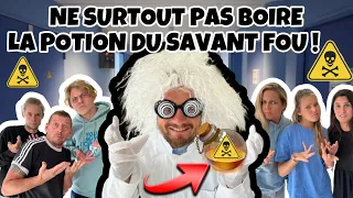 UN FOU NOUS FORCE À BOIRE SA POTION MAGIQUE, ON APPELLE L’HÔPITAL PSYCHIATRIQUE !