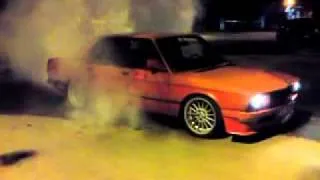 BMW E12 2.5 12v burnout