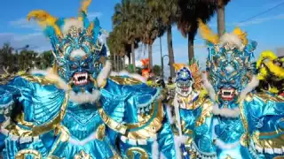 Carnaval dominicano  los bulloso a poyando al canaval