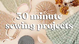 Sewing Projects to Make in Half an Hour - Part 2