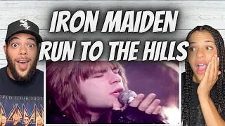 WOAH!| FIRST TIME HEARING Iron Maiden -  Run To The Hills REACTION