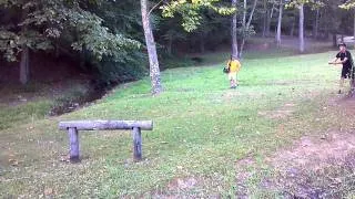 unlucky disc golf putt