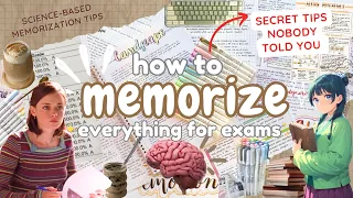 How to memorize notes 2x faster ✨🧠 memorization hacks, study tips