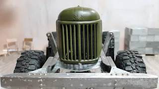 RC ZIL-157 4X4 Russian Bootlegger 1:10 (radiator grille) -  ЗИЛ-157 4х4 1:10 (решетка радиатора)