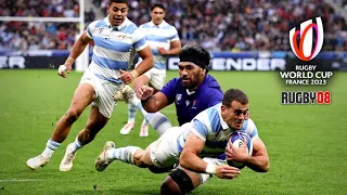 ARGENTINA VS SAMOA | RUGBY WORLD CUP | Match Highlights On RUGBY 08