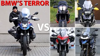 NEW BMW R 1300 GS vs KTM 1290 SAS, Triumph Tiger 1200 and Ducati Multistrada V4