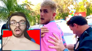 Top 10 Times Youtubers Got Arrested - REACTION!