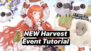 Love Nikki - NEW EVENT Harvest Girls Cost, Gameplay, Tutorial. Worth it? Spend or Skip?