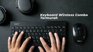 Keyboard Mouse Wireless Kombo TERMURAH ! Review dan Unboxing Robot KM3000