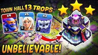 TH 13 to 15 Attack - TH 13 vs TH15 Attack strategy With Super Bowler in 2023 | Clash of Clan