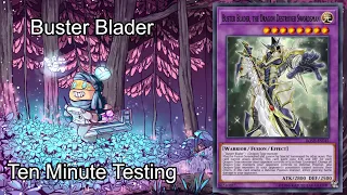 BUSTER BLADER - Ten Minute Testing 11/20/20