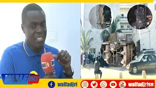 IncEndie à Walfadjri : Moustapha Diop Montre l'ampleur des Dégâts Occasionnés par l'incident